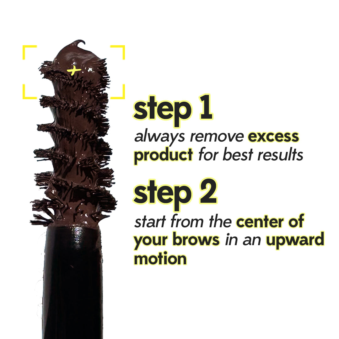 Dark Brown Tinted Brow Gel