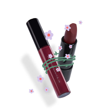Lipstick & Lip Oil Gloss Combo